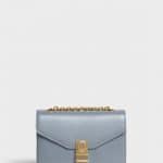 Celine Medium Grey Shiny Calfskin Medium C Bag