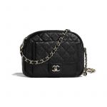 Chanel Black CC Day Camera Case Bag
