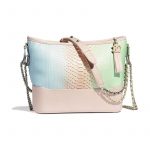 Chanel Green Python Gabrielle Hobo Bag