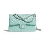 Chanel Light Blue Classic Flap Small Bag