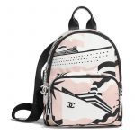 Chanel Nude/Black/White La Pausa Bay Backpack Bag