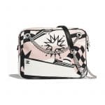 Chanel Nude/Black/White La Pausa Bay Small Camera Case Bag