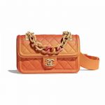 Chanel Orange Sunset On The Sea Small Flap Bag