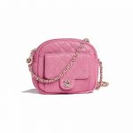 Chanel Pink CC Day Mini Camera Case Bag