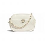 Chanel White Casual Trip Camera Case Bag