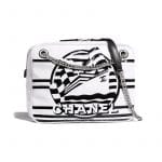Chanel White La Pausa Bay Small Camera Case Bag