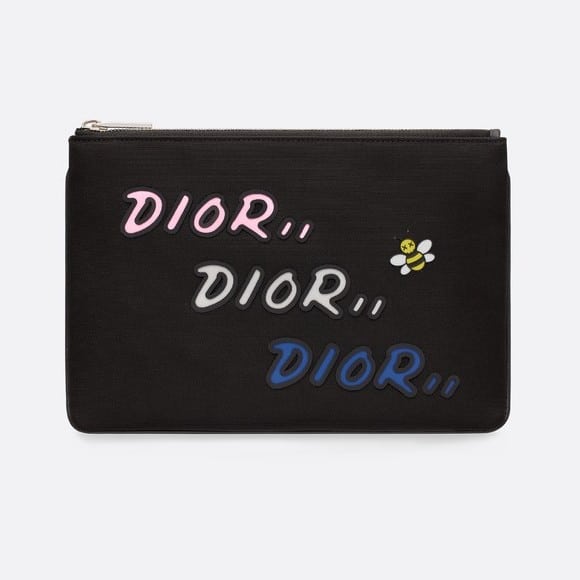 dior x kaws pouch