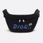 Dior Black/Blue Nylon Dior x Kaws Belt Bag