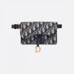 Dior Blue Oblique Saddle Belt Pouch Bag