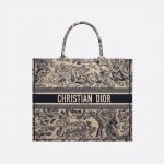 Dior Blue Toile de Jouy Book Tote Bag