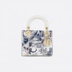 Dior Blue Toile de Jouy Mini Lady Dior Bag