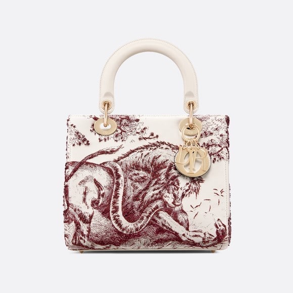 lady dior mini burgundy