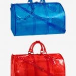 Louis Vuitton Blue and Red PVC Keepall Bags