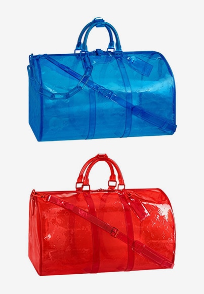 Louis Vuitton Keepall Ss19 Hologram Prism 50 Bandouliere 870370 Travel Bag