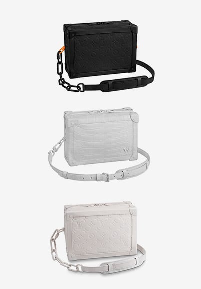 Louis Vuitton (Ultra rare) Runway Ss19 Virgil Abloh Utility Side White  Leather Cross Body Bag ref.289963 - Joli Closet