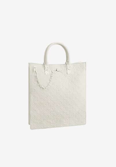 Louis Vuitton Virgil Abloh White Monogram Empreinte Leather