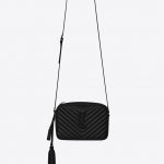 Saint Laurent Black Quilted Lou Camera Bag