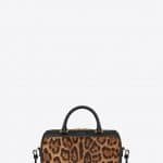 Saint Laurent Leopard Print Pony-Look Baby Duffle Bag