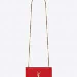 Saint Laurent Red Small Kate Bag with Tassel