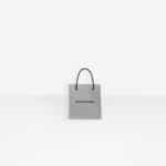 Balenciaga Anthracite/Black Shopping Tote XXS Bag