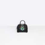 Balenciaga Black You Are The World Ville Top Handle XXS Bag