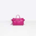 Balenciaga Rose Magenta Papier A6 Zip Around Bag