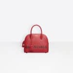 Balenciaga Rouge Coquelicot Ville Top Handle S Bag