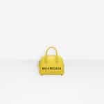 Balenciaga Yellow Ville Top Handle XXS Bag