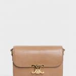 Celine Light Camel Lizard Medium Triomphe Bag