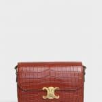 Celine Tan Crocodile Medium Triomphe Bag