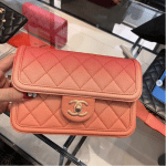 Chanel Coral Sunset On The Sea Waist Bag