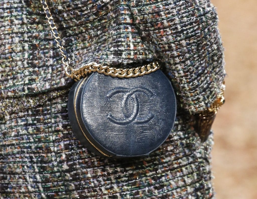Chanel Lizard Round As Earth Evening Bag