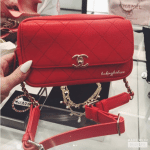 Chanel Red Casual Trip Waist Bag