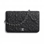 Chanel Studded Camellia Wallet On Chain Bag 1