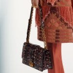 Dior Brown/Black Snakeskin Flap Bag 2 - Pre-Fall 2019