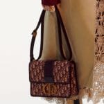 Dior Burgundy Oblique Flap Bag 2 - Pre-Fall 2019