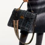 Dior Gray Snakeskin Top Handle Bag - Pre-Fall 2019