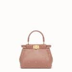 Fendi Antique Rose Star Embellished Peekaboo XS Bag