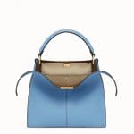 Fendi Pale Blue Peekaboo X-Lite Regular Bag