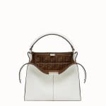 Fendi White Peekaboo X-Lite Regular Bag.jpeg