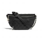 Chanel Black Business Affinity Waist Bag