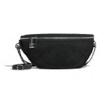 Chanel Black Mixed Fibers Waist Bag