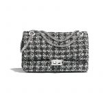 Chanel Black:White Tweed 2.55 Reissue Size 226 Bag
