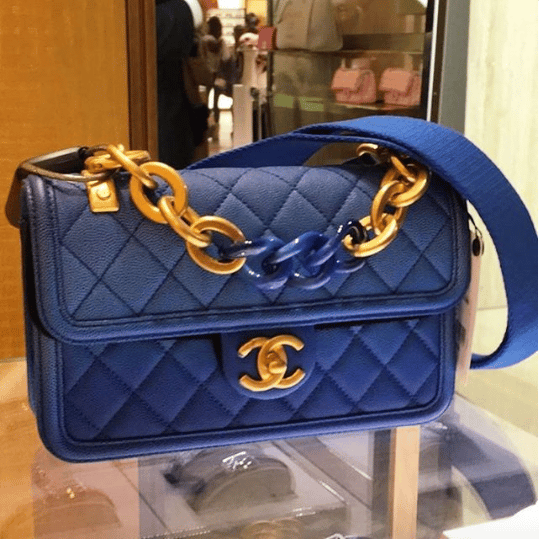 Chanel Sunset On The Sea Flap Bag Quilted Caviar Small For Sale at 1stDibs