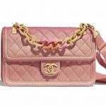 Chanel Coral Sunset On The Sea Flap Bag