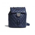 Chanel Navy Blue Urban Spirit Mini Backpack Bag