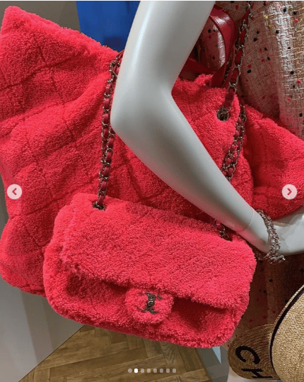 Chanel Spring 2019 By the Sea Terrycloth Flap Bag · INTO