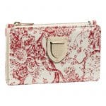 Dior Red/White Hortensia Diorama Wallet