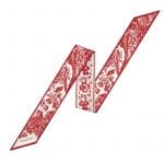 Dior Red/White Hydrangea Mitzah Scarves