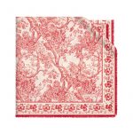 Dior Red/White Hortensia Scarf